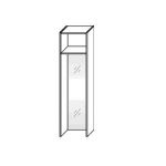 Секция открытая2953 с антресолью с зеркалом