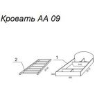 Кровать А 09